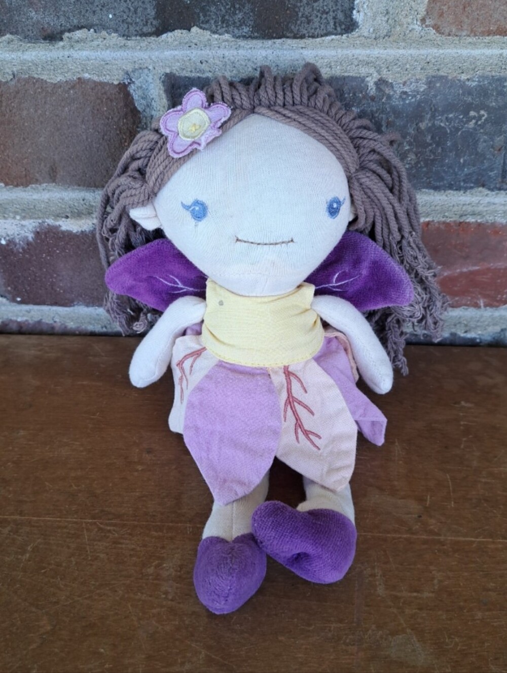 Soft Plush Fairy Organic Natural Rag Doll
